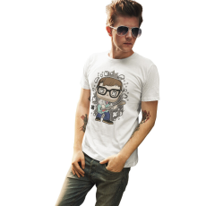 D&B Férfi/Unisex Póló PC00120 Weezer Fehér-Méret 4XL