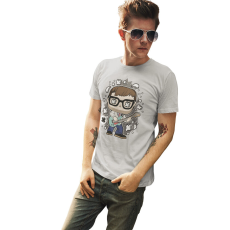  D&B Férfi/Unisex Póló PC00120 Weezer Szürke-Méret 5XL