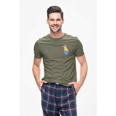  D&B Férfi/Unisex Póló PO00001 Alien Pocket Katonai zöld-Méret 4XL