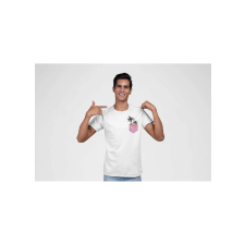D&B Férfi/Unisex Póló PO00023 Palm Pocket Fehér-Méret 5XL férfi póló