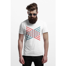  D&B Férfi/Unisex Póló ST00008 Abstrakt Fehér-Méret 5XL