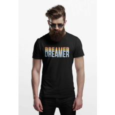  D&B Férfi/Unisex Póló ST00012 Dreamer Fekete-Méret L