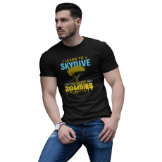  D&B Férfi/Unisex Póló ST00018 Skydive Fekete-Méret 5XL
