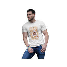 D&B Férfi/Unisex Póló ST00031 Whisky Old Fehér-Méret M férfi póló