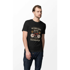  D&B Férfi/Unisex Póló ST00050 Bicycle Fekete-Méret 4XL