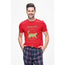 D&B Férfi/Unisex Póló ST00051 Útmutató Piros-Méret XL férfi póló