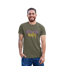 D&B Férfi/Unisex Póló ST00065 Beyond Katonai zöld -Méret 3XL férfi póló