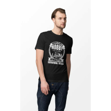 D&B Férfi/Unisex Póló ST00076 Chess Fekete-Méret 2XL férfi póló