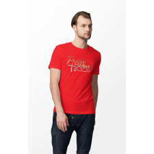 D&B Férfi/Unisex Póló ST00081 Jesus Piros-Méret 3XL férfi póló