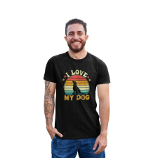 D&B Férfi/Unisex Póló ST00084 My Dog Fekete-Méret 5XL férfi póló