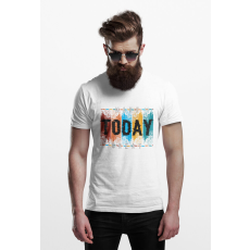  D&B Férfi/Unisex Póló ST00091 Today Fehér-Méret 3XL