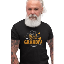 D&B Férfi/Unisex Póló ST00104 Grandpa Fekete-Méret M férfi póló