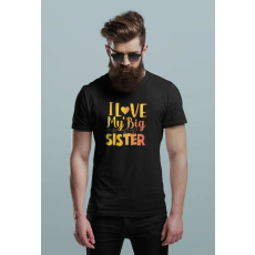  D&B Férfi/Unisex Póló ST00105 Sister Fekete-Méret M