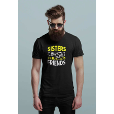 D&B Férfi/Unisex Póló ST00107 Sisters Fekete-Méret S férfi póló
