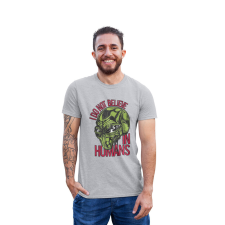 D&B Férfi/Unisex Póló ST00113 Believe Szürke-Méret L férfi póló