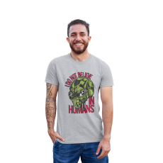  D&B Férfi/Unisex Póló ST00113 Believe Szürke-Méret S
