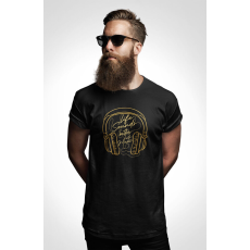  D&B Férfi/Unisex Póló ST00117 Life Sound Fekete-Méret L