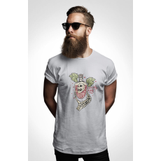  D&B Férfi/Unisex Póló ST00133 Vine Szürke-Méret 3XL
