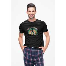  D&B Férfi/Unisex Póló ST00144 Follow Me Fekete-Méret 5XL