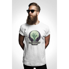  D&B Férfi/Unisex Póló ST00147 You Only Live Fehér-Méret 2XL