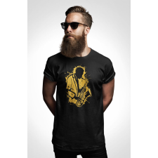 D&B Férfi/Unisex Póló ST00148 Jazz Fekete-Méret 2XL férfi póló