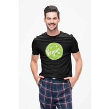 D&B Férfi/Unisex Póló ST00155 Vegan Fekete-Méret L férfi póló