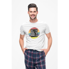 D&B Férfi/Unisex Póló ST00164 Boxing Fehér-Méret 4XL férfi póló