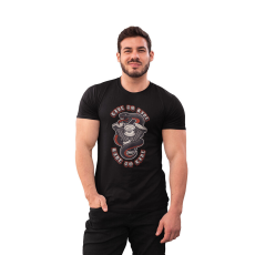  D&B Férfi/Unisex Póló ST00167 Ride Fekete-Méret XL