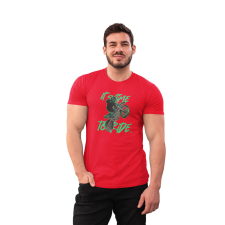  D&amp;B Férfi/Unisex Póló ST00168 Ride Piros-Méret 2XL férfi póló