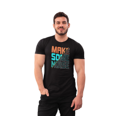  D&B Férfi/Unisex Póló ST00172 Make Some Noise Fekete-Méret M