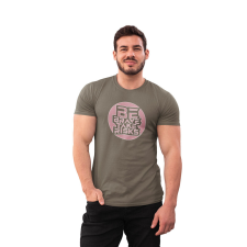 D&B Férfi/Unisex Póló ST00173 Risks Katonai zöld-Méret 3XL férfi póló