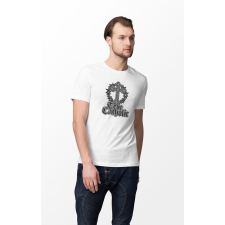  D&amp;B Férfi/Unisex Póló ST00183 True Chatolic Fehér-Méret M férfi póló