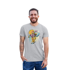 D&B Férfi/Unisex Póló ST00197 Cool Szürke-Méret 3XL férfi póló