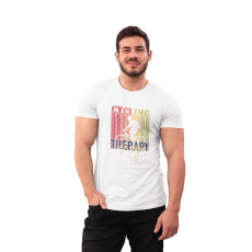  D&B Férfi/Unisex Póló ST00210 Cycling Fehér-Méret M