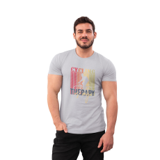  D&B Férfi/Unisex Póló ST00210 Cycling Szürke-Méret 4XL