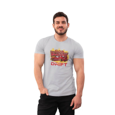  D&B Férfi/Unisex Póló ST00215 Drift Szürke-Méret L