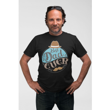 D&B Férfi/Unisex Póló ST00220 Dad Fekete-Méret 4XL férfi póló