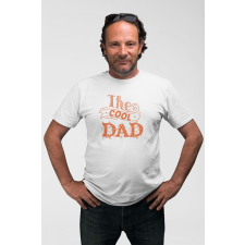 D&B Férfi/Unisex Póló ST00225 Cool Dad Fehér-Méret 4XL férfi póló