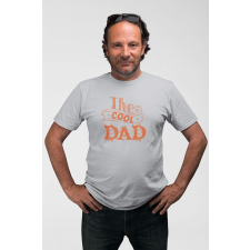 D&B Férfi/Unisex Póló ST00225 Cool Dad Szürke-Méret XL férfi póló