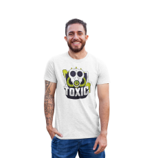  D&B Férfi/Unisex Póló ST00229 Toxic Fehér-Méret 3XL