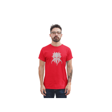D&B Férfi/Unisex Póló ST00231 Hidra Piros-Méret S férfi póló