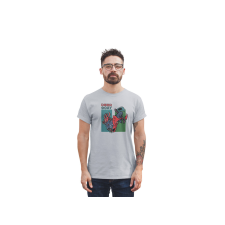  D&amp;B Férfi/Unisex Póló ST00234 Deer Goat Szürke-Méret 4XL férfi póló