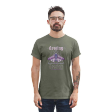  D&B Férfi/Unisex Póló ST00235 Destiny Katonai zöld-Méret M