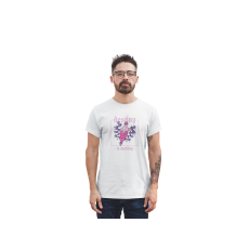  D&B Férfi/Unisex Póló ST00236 Destiny Fehér-Méret L