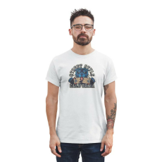  D&B Férfi/Unisex Póló ST00239 Street Style Fehér-Méret 3XL