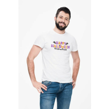 D&B Férfi/Unisex Póló ST00260 Halloween Fehér-Méret 5XL férfi póló