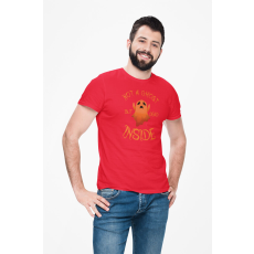  D&B Férfi/Unisex Póló ST00261 Halloween Piros-Méret 2XL
