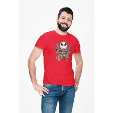 D&B Férfi/Unisex Póló ST00262 Halloween Piros-Méret 4XL férfi póló