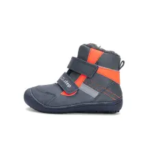 D.D.step BAREFOOT bélelt bőrcsizma W063-42254A-31 gyerek csizma, bakancs