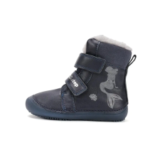 D.D.step BAREFOOT bélelt bőrcsizma W063-52263-30 gyerek csizma, bakancs